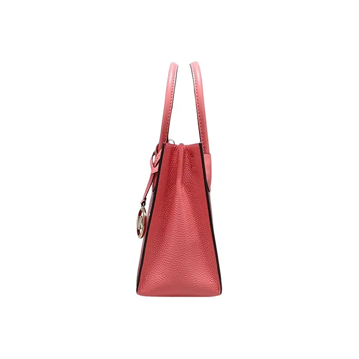 MICHAEL KORS Mercer Leather Portable Crossbody Bag Shoulder Bag Small Size Women's Dark Red Watermelon Red-4