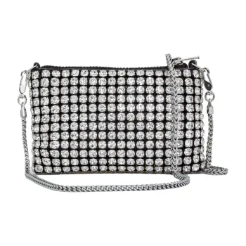 Alexander Wang Heiress Rhinestone Nano Pouch Bag