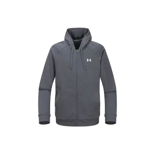 Under Armour Rival Jackets Men Gray