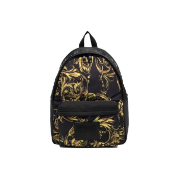 VERSACE JEANS COUTURE Polyamide Backpack Regular Men's Black/Gold