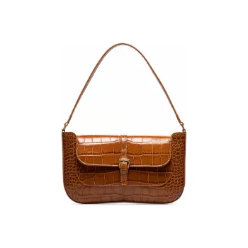By Far Miranda Cow Leather Shoulder Bag Women's Brown
