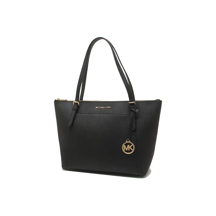 MICHAEL KORS Ciara Leather Tote Bag Shopping Bag Handbag Shoulder Bag Women's Black-2