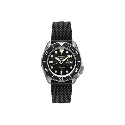 SEIKO Men’s 5 Series Mechanical Watch SRPD73k2 Black
