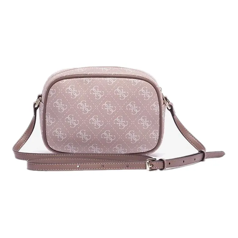 GUESS PU Leather Crossbody Bag Regular Women's Cherry Blossom Pink/Grape Gray Green-3