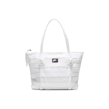 Nike Air Tote Bag Polyester Tote Bag, Shopping Bag, Shoulder Bag, Handbag Unisex White