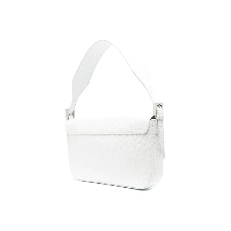 By Far Manu Cow Leather Shoulder Bag, Handbag, Shoulder Bag Women's White-1