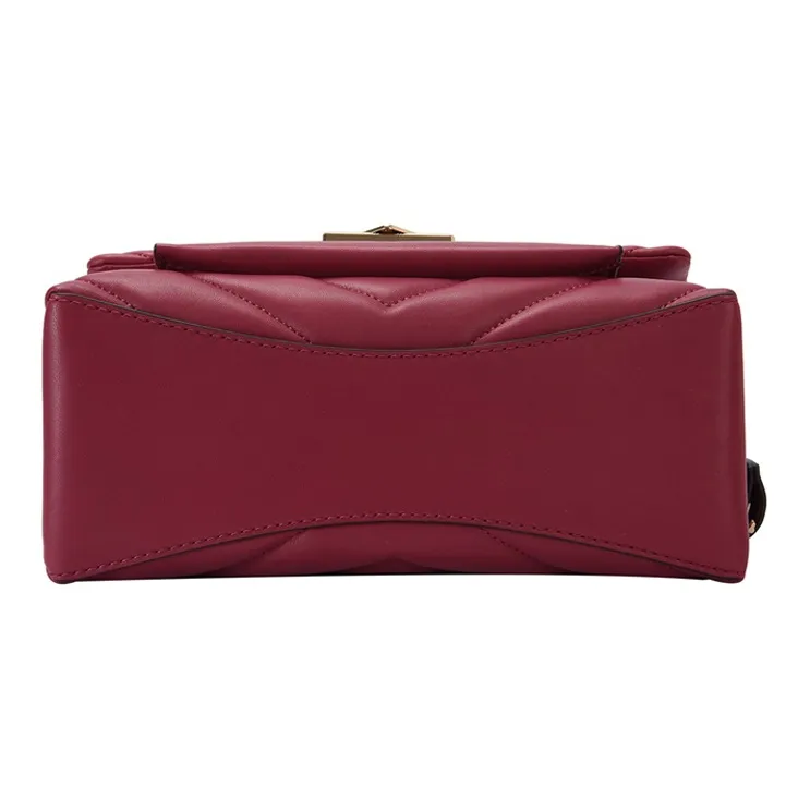 MICHAEL KORS Cece Leather Shoulder Bag Crossbody Bag Medium Size Women's Berry-4