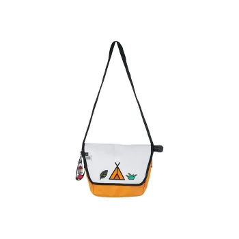 New Balance Fabric Crossbody Bag Regular Unisex White/Yellow