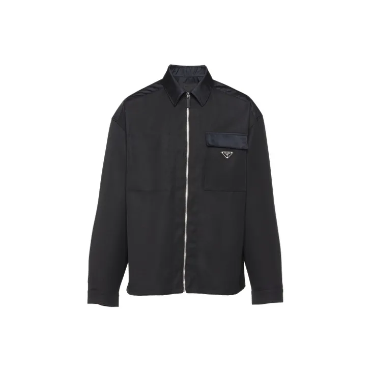 PRADA Re-Nylon Jackets Men Black-0