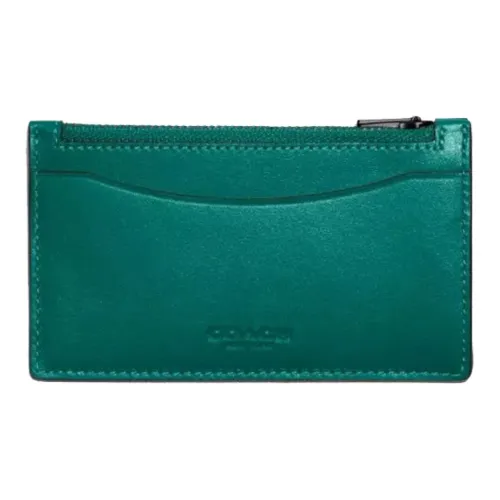 COACH Card Case Calfskin Leather Card Holder Card Holder Women's Jasper