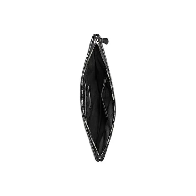 COACH X Star Wars Pouch Calfskin Wallet Clutch Men's Black-1