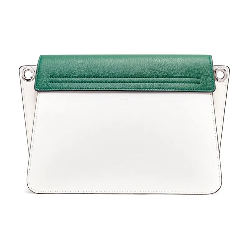 MCM Visetos PVC Shoulder Bag Crossbody Bag Women's Green/Black/White-2