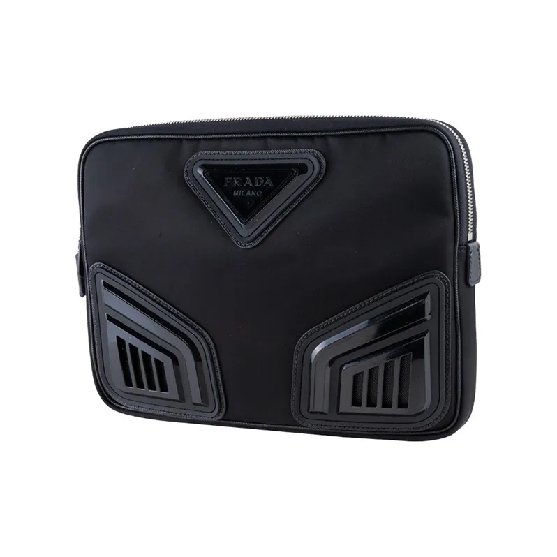 PRADA Nylon One Shoulder Backpack Crossbody Bag Regular Men's Black-1