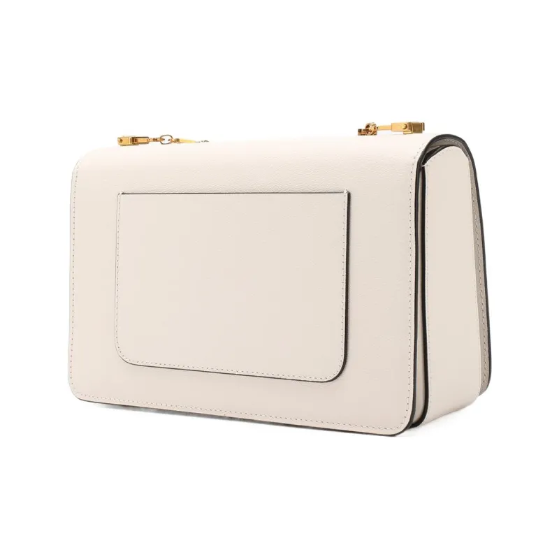 VERSACE Cow Leather Crossbody Bag Shoulder Bag Women's White-2