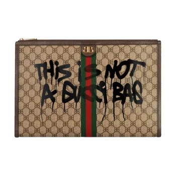 Balenciaga Coated Canvas Laptop Compartment Bag Women's Brown