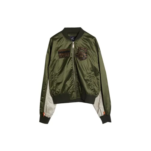 TCH Jackets Unisex Army Green