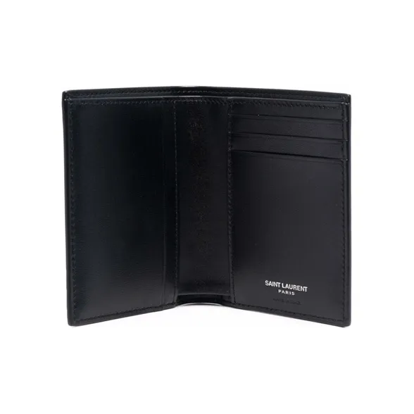 SAINT LAURENT Cassandre Credit Card Wallet-4