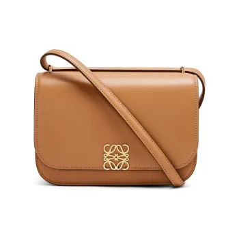 LOEWE Goya Silk Calfskin Small Square Bag Shoulder Bag Crossbody Bag Small Size Women's Candy Color/Warm Sand