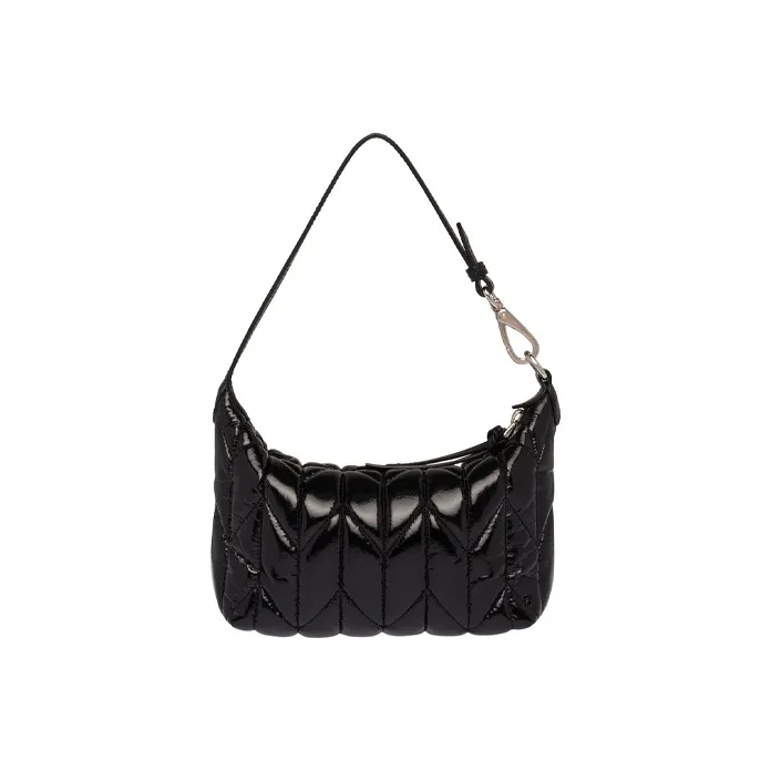 MIU MIU MaritimeSpirit Leather Portable Handbag Shoulder Bag Mini Women's Black-2