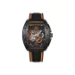 Black Case Orange Dial Tapes