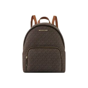 MICHAEL KORS Erin PVC Polyvinyl Chloride Backpack Large Size Women's Brown Multicolor
