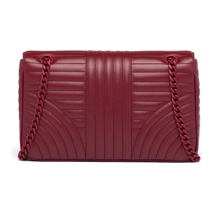 PRADA PRADA Luggage Collection Cow Leather Crossbody Bags Shoulder Bags Women's Cherry Color-2