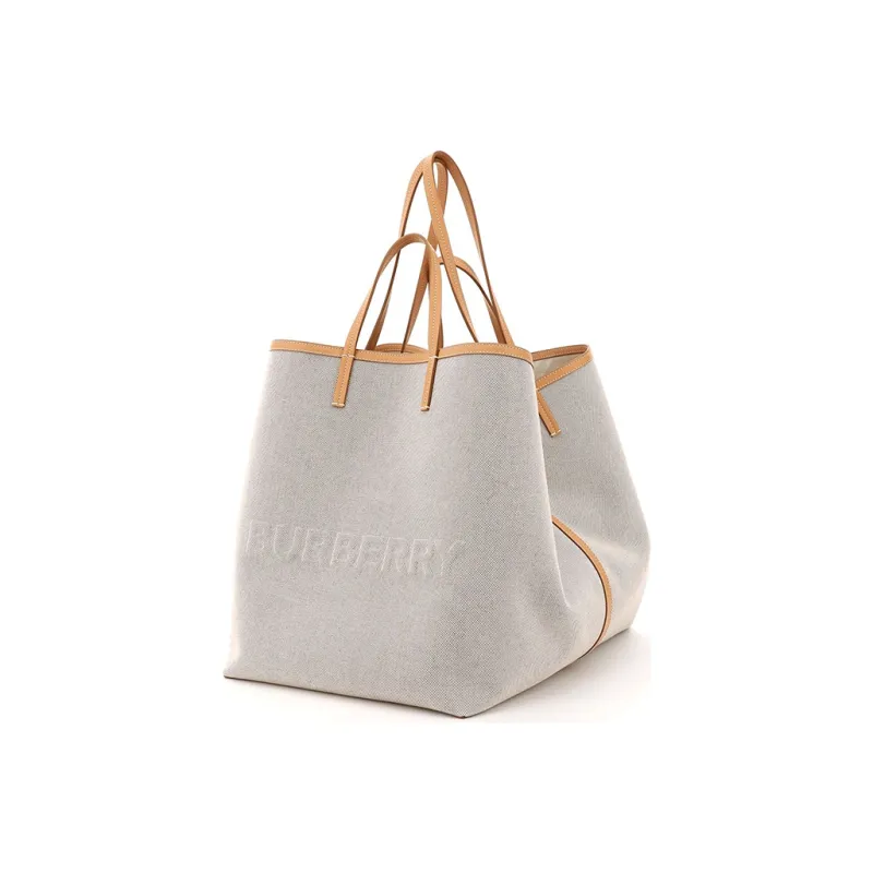 Burberry Xl Beach Tote 'Nude'-5