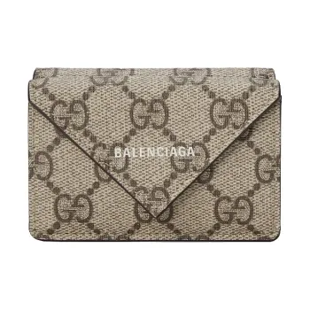 GUCCI Canvas Wallet Unisex Ebony