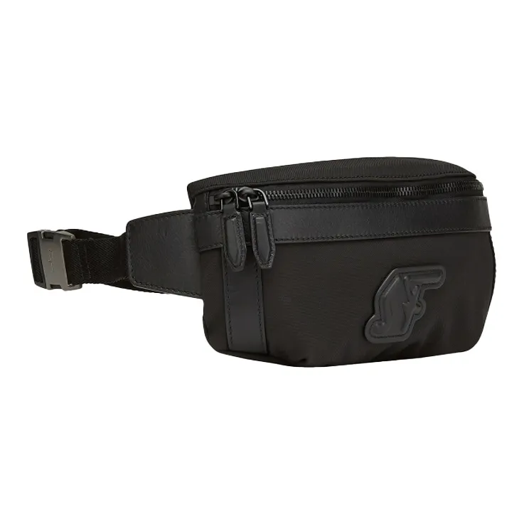 FERRAGAMO Nylon Fanny Pack Men's Black-1