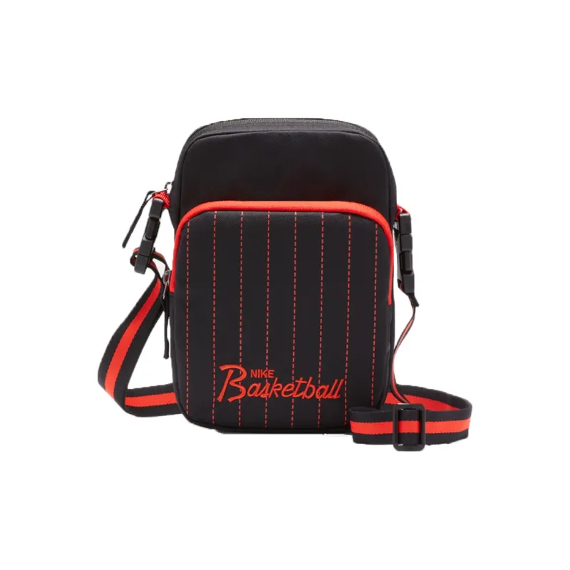Nike Heritage Fabric Shoulder Bag Unisex Black-0