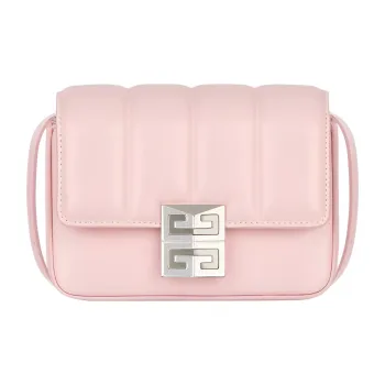 GIVENCHY 4G Lambskin Crossbody Bag Shoulder Bag Women's Pink