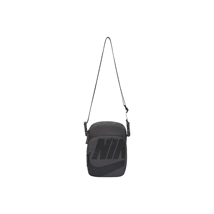 Nike Polyester Shoulder Bag, Crossbody Bag Unisex Black Gray-1
