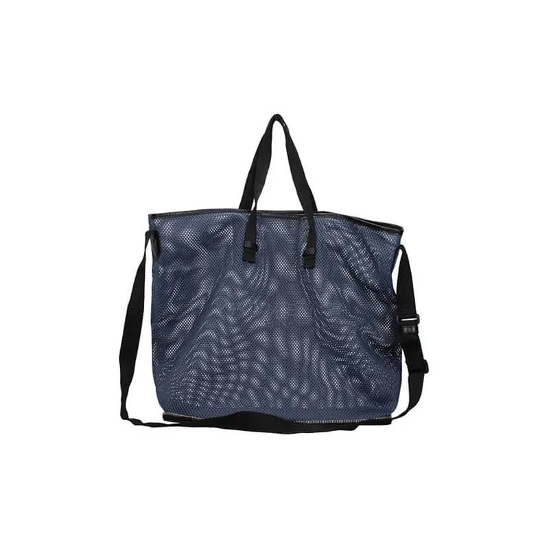GIVENCHY Leather Textile Storage Travel Bag Regular Men's Blue Black-3