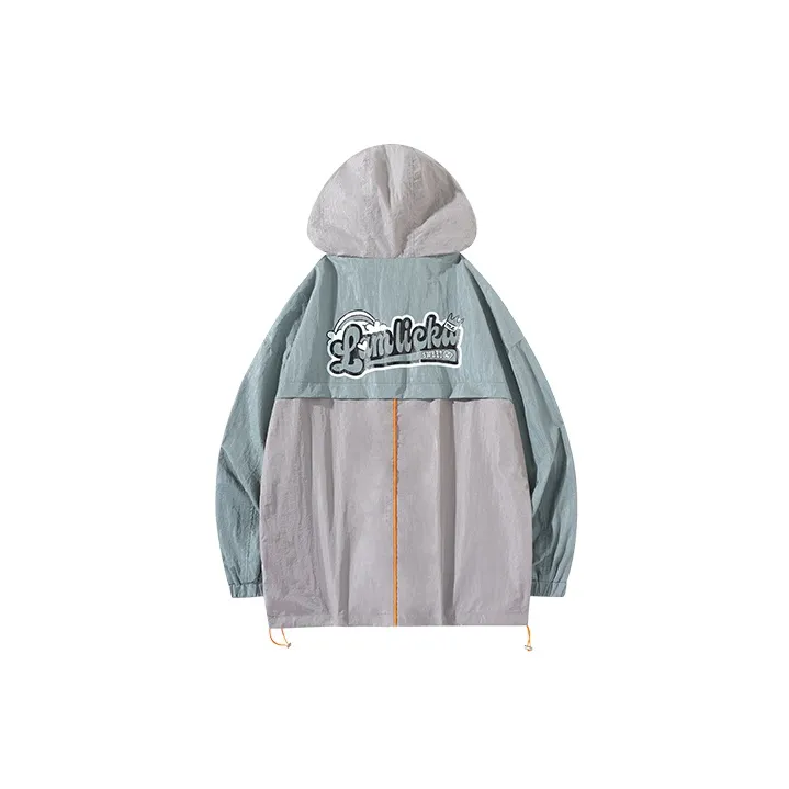 LAMLICKA Loose Fit Jacket Unisex Gray-1