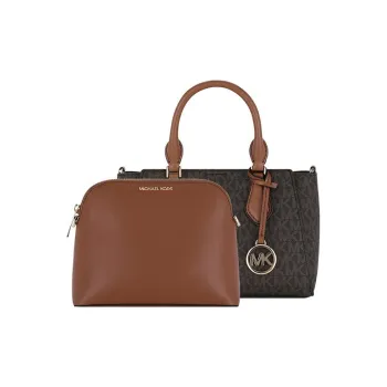 MICHAEL KORS Daria Leather Combo Bag Handbag Shoulder Bag Crossbody Bag Regular Women's Brown