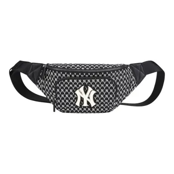 MLB Monogram Collection Nylon Crossbody Bags Fanny Pack Regular Unisex Black