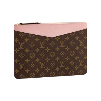 LOUIS VUITTON Daily Pouch Monogram Canvas Rose Poudre