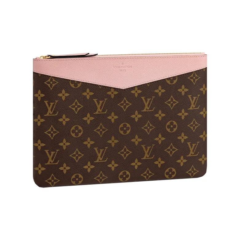 LOUIS VUITTON Daily Pouch Monogram Canvas Rose Poudre-0