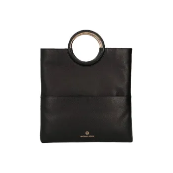 MICHAEL KORS Leather Handbag Tubas Women's Black