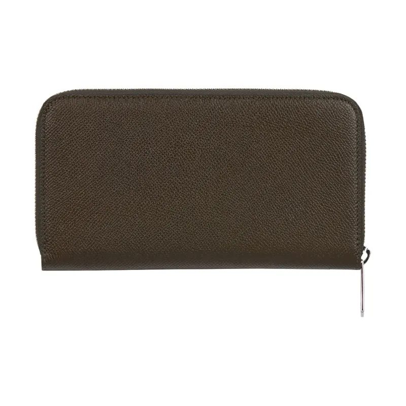 Givenchy Cow Leather Wallet Men's Olive-1