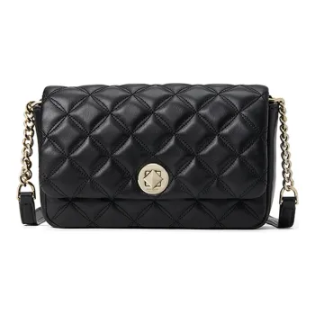Kate Spade Cow Leather Crossbody Bag Small Size Women's Black