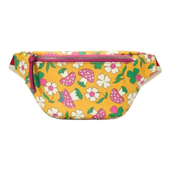 GUCCI Canvas With Leather Fanny Pack Sling Bags Kids' Bags Kids' Yellow/Fuchsia