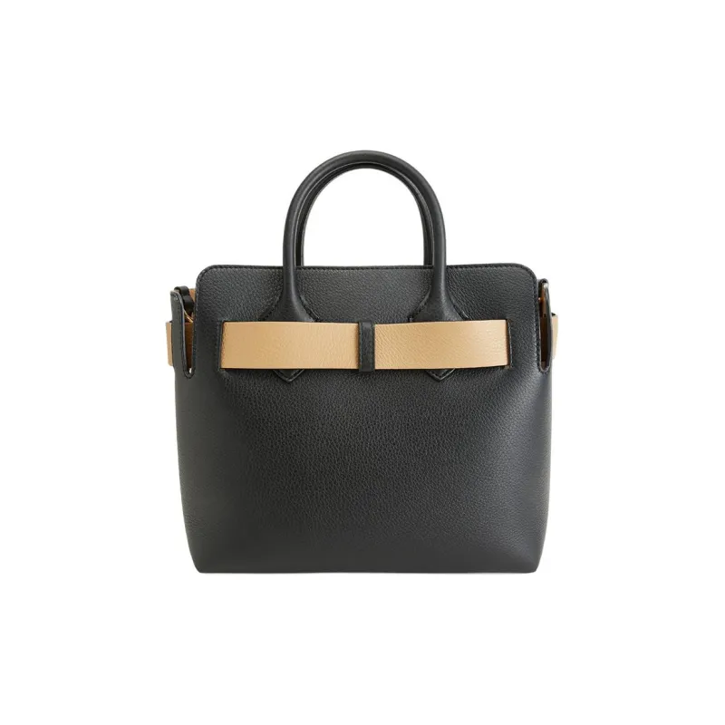 Burberry Cow Leather Belt Bag Shoulder Handbag Regular Women's Black-1