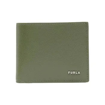 Furla Babylon Leather Wallet Men's Green