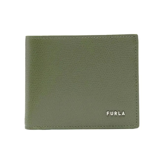 Furla Babylon Leather Wallet Men's Green-0
