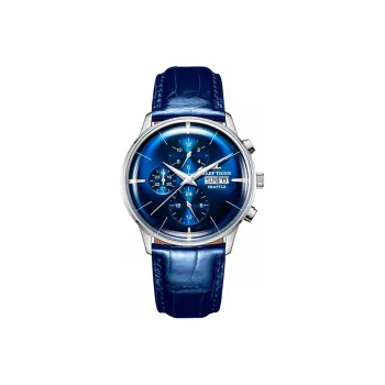 REEF TIGER Seattle Collection Chief Automatic Mechanical Movement Watch Men's Watches Blue Dial RGA1699 PBLL