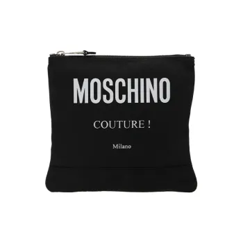 MOSCHINO Polyamide Shoulder Bag Crossbody Bag Men's Black