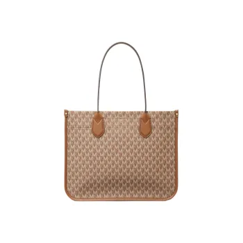 MICHAEL KORS MICHAEL KORS Luggage Collection Fabric Shoulder Bag Large Size Women's Brown