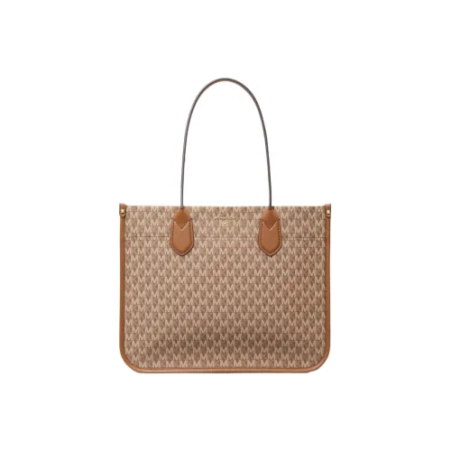 MICHAEL KORS MICHAEL KORS Luggage Collection Fabric Shoulder Bag Large Size Women's Brown