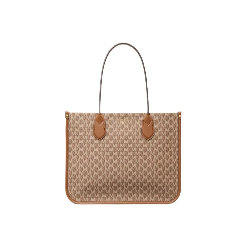 MICHAEL KORS MICHAEL KORS Luggage Collection Fabric Shoulder Bag Large Size Women's Brown-0